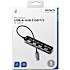 Deltaco USB hub 4-port - transparent