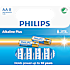 Philips Alkaline Plus AA batterier 8-pak