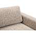 Florence 2 personers modulsofa med chaiselong - gråbrun