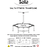 Salta Fitness trampolin med håndtag