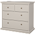 Paris kommode med 4 skuffer - beige