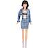 Fantasy World denim outfit doll – flere varianter – assorteret