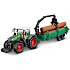 Burago traktor med 3 anhængere - flere varianter - assorteret