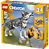 LEGO Creator 3-i-1 Skovens dyr: Grå ulv 31393