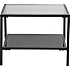 Luna sofabord glas og metal - sort