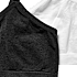 VRS teen 2-pak microfiber top str. 134/140 - sort/hvid