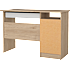 Function Plus skrivebord med 4 skuffer - trælook