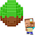 Minecraft Mini Mode Spawn Egg figur - flere varianter - assorteret
