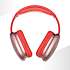 Music Sound maxi 2 trådløse on-ear høretelefoner – rød