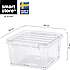 SmartStore Classic opbevaringsboks - 7 liter - transparent