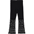 VRS børne leggings med svaj forneden str. 128 - sort