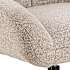 Paris loungestol i boucléstof - beige