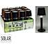 Lise solar bordlampe - sort