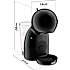 NESCAFÉ DOLCE GUSTO Piccolo kapsel kaffemaskine EDG110.AB - sort