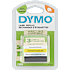 DYMO® LetraTag® Tape 12mm x 4m paper white, plastic yellow & metallic silver 3-Blister