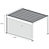 Søndervig side panel til pergola