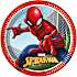 Spiderman paptallerken Ø:23 cm 8-pak