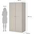 Billund garderobeskab - beige