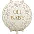 Folieballon "Oh baby" 35x35 cm