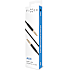 Fixed audio 2x3,5 mm fladt kabel 1 meter - sort