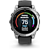 Garmin Fenix E smartwatch - sort/sølvfarvet