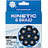 Kinetic 8 braid fiskeline - Sort