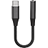 X2O Longlife USB-C-lydadapter USB-C 3,5 mm 0,1 m - Sort