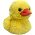 Duckees ande-bamse 18 cm - flere varianter - assorteret