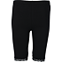VRS teen cykelshorts med blondekant str. 146/152 - sort