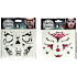 Halloween ansigtstattovering - flere varianter - assorteret