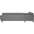 Rom Nordic vendbar hjørnesofa - antracit