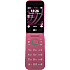 HMD 2660 Flip 4G med opladningsdock - Raspberry Red