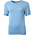 VRS dame strik T-shirt str. XL - blå
