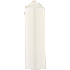 Windsor bloklys ren stearin 5x16 cm - hvid