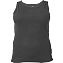 VRS dame rib tanktop str. 48 - sort
