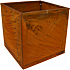 Hortus krukke corten 40x40x40 cm - med bund