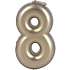 Salling kagelys "8" - Guld