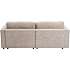 Florence 2 personers modulsofa med chaiselong - gråbrun