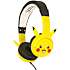 Pokémon børnehøretelefoner - Pikachu gul/sort