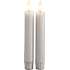 Windsor LED 2-pak stagelys 13 cm - hvid