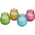 Citronella lys i glas 9,5x10 cm - flere varianter - assorteret