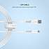 Fixed kabel lightning 1,2 meter USB - hvid