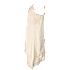 VRS dame asymmetrisk stroptop med blondekanter str. M - beige