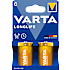 Varta Longlife C batterier 2-pak