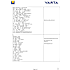 Varta Accu 4-pak AA 2100mAh genopladelige batterier