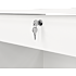 Function Plus skrivebord med 4 skuffer - hvid