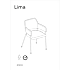 Lima spisebordsstol - sort