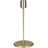 Lysestage metal D: 8 x H: 18 cm - guldfarvet