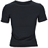VRS dame sports T-shirt med BH str. M - sort