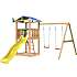 Jungle Gym Hut legetårn komplet inkl. gyngemodul ekskl. rutsjebane